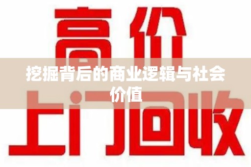 盐城挖掘背后的商业逻辑与社会价值