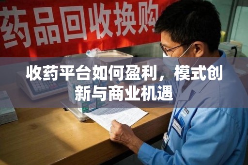 盐城收药平台如何盈利，模式创新与商业机遇