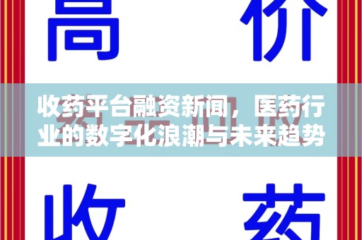 盐城收药平台融资新闻，医药行业的数字化浪潮与未来趋势